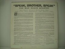 ■ 輸入ITALY盤 LP 　MAX ROACH QUARTET / SPEAK BROTHER SPEAK マックス・ローチ 1963年 FANTASY HBS 6043 ◇r50928_画像2