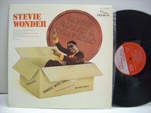 [LP] STEVIE WONDER スティーヴィー・ワンダー / SIGNED SEALED & DELIVERED I'M YOURS 涙をとどけて 国内盤 ビクター SJET-8285◇r50929