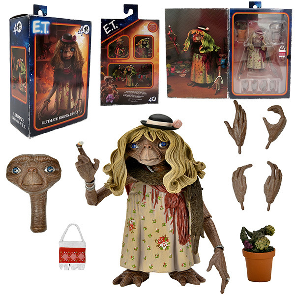 E.T. 7&#34;アクションフィギュア ドレスアップ E.T. 【NECA】