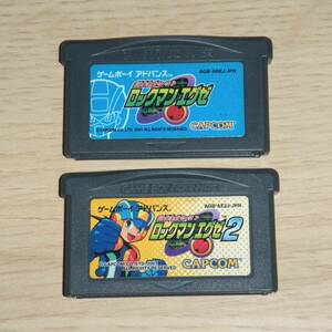 即決　GBA　バトルネットワーク ロックマンエグゼ、ロックマンエグゼ2　作動確認済　同梱可　クリーニング済