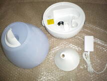 美品 raydrop レイドロップ 加湿器 KH-202 超音波式 280ml/h 大容量2.4L アロマ対応 7～8時間 LEDランプ アダプタ付き_画像8