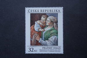 外国切手：チェコ切手 「プラハ城2018」1種完 未使用