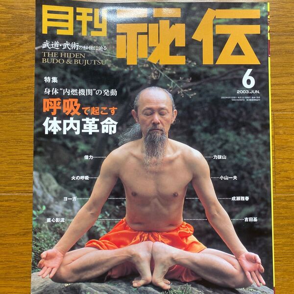 月刊秘伝2003年6月号