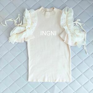 INGNI 袖デザインニット