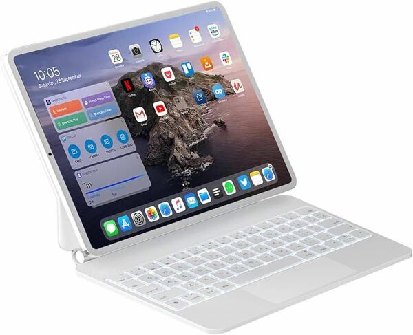 マジックキーボード iPad用キーボード iPad Pro 11インチ iPad Air4/5 10.9インチ通用 日本語配列 スマートキーボード トラックパッド搭載
