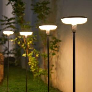  solar outdoors light 4 piece set garden light embedded type IP67 waterproof . color LED