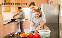 シェフナイフ 超鋭い 専門包丁 キッチンナイフ 指守り シャープナー 付き ドイツ 高炭素 ステンレス_画像9