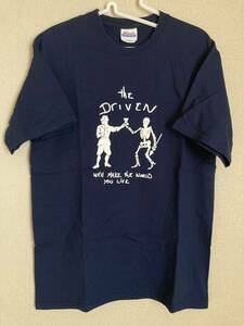 THE DRIVEN SKATEBOARDS PIRATE & SKELETON T-SHIRT M USED JASON JESSEE ドリブン Tシャツ Hanes HEAVYWEIGHT