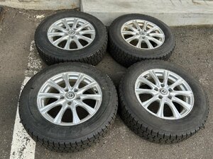 □weds ウェッズ JOKER ジョーカー 16インチホイール グッドイヤー アイスナビ7 215/65R16 2022年製スタッドレスタイヤ 4本セット T-1195★