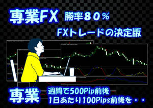 ★専業FX★ FXの専業手法 ★ 週間で500pips 1日あたり50～100pips前後 ★ FX スキャルピング デイトレード サインツール シグナルツール