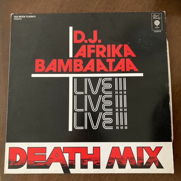 D.J. Afrika Bambaataa Death Mix — Live!!!/LP/レコード