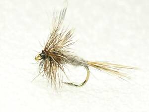 完成品フライ Dry Midge Adams ミッジ アダムス 10本 #20