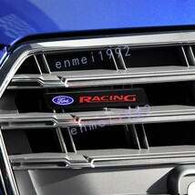 フォード Racing◎フロントグリル バッジ led ランプ 1個 エンブレム DIY バンパーグリルカバー 飾り防水防塵 車アクセサリー 12V_画像2