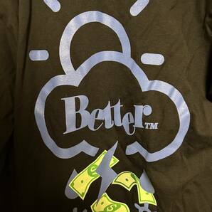 BETTER GIFT SHOP ALWAYTH MONEY LS T-SHIRT IN BLACK　Alwayth Report ALL WEATHER PROOF　オールウェイズ