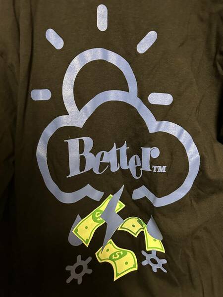 BETTER GIFT SHOP ALWAYTH MONEY LS T-SHIRT IN BLACK　Alwayth Report ALL WEATHER PROOF　オールウェイズ