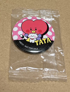 BT21 くら寿司 缶バッジ TATA ビッくらポン コラボ バッジ BTS タタ 防弾少年団