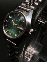 希少◆SEIKO【ジョイフル】21石自動巻◆デイデイト◆社外ブレス◆9面カットガラス◆機械測定平置き±40秒(現状数値好調)_画像4