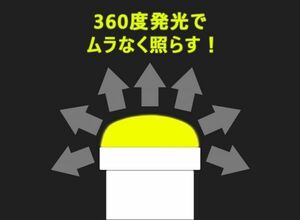 T5 全面発光 広角360°LED 2個セット 拡散 メーター エアコンパネル インジケーター シガーライター スイッチ等に ブルー