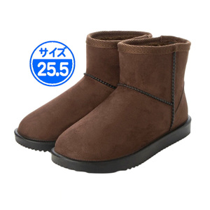 [ new goods unused ] mouton boots short Brown 25.5cm 22076