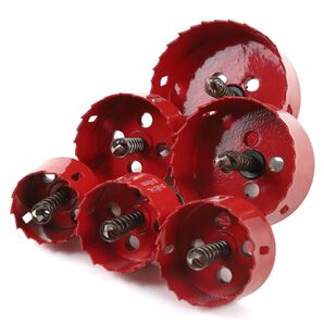 6点 バイメタル ホールソー ホルソー セット 38-75mm