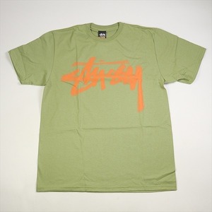 STUSSY ステューシー 23AW DIZZY STOCK TEE MOSS Tシャツ 緑 Size 【L】 【新古品・未使用品】 20776828