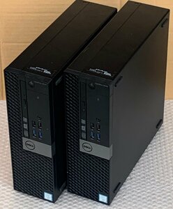 【欠品有】中古 Dell Optiplex 3040 SFF 2台 各16GBメモリ搭載 CPU・ストレージ無 / DVDドライブ・2.5インチストレージ用マウンタ LGA1151