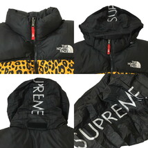 Supreme シュプリーム THE NORTH FACE Leopard Nuptse Down Jacket レオパード ヌプシ ダウン ジャケット 国内正規品 M_画像6