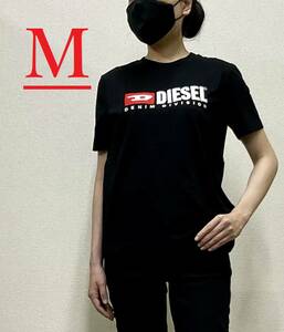 ディーゼル　レディース　Tシャツ 20A23　Mサイズ　ブラック　新品 タグ付　ギフトにも　DIESEL　T-REG-DIV　A05033 0GRAI　リバイバル