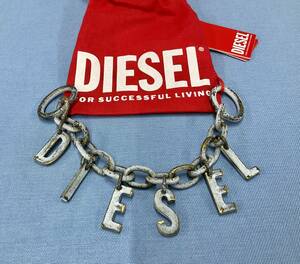  diesel charm 1223 new goods tag attaching gift also DIESEL A-LETTERS CHARM X09640 P5765 Logo brush up 