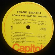 ◎シュリンクほぼ美品!名盤!★Frank Sinatra(フランク・シナトラ)『Swingin' Lovers!』US　LP #61018_画像3