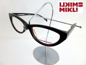 ■MIKLI BY MIKLI(アランミクリ)ダークトータス・キャットアイ メガネフレーム【未使用品】