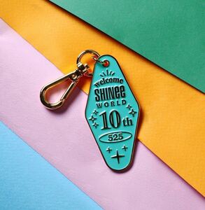 SHINee 10th Anniversary デビュー 10周年 記念グッズ ホテルキーリング キーホルダー