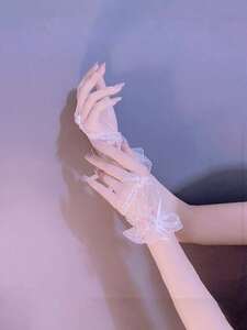 Женские аксессуары перчатки пары женские модные боковые кружевные перчатки