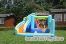  large pool air playground equipment slipping pcs vinyl pool trampoline slide air playground equipment Kids house Play house .. thing day present 