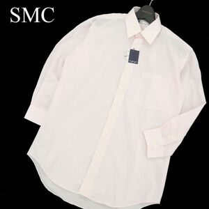 【新品 未使用】 SMC SHIRT MAKER CHOYA チョーヤ 通年 長袖 シャツ ワイシャツ Sz.39-76　メンズ ピンク　A3T09967_9#C