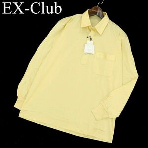 【新品 未使用】 EX-Club イーエクスクラブ レナウン 通年 長袖 ポロシャツ Sz.L　メンズ 　A3T09984_9#C