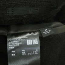 UNIQLO ユニクロ 秋冬 ヘリンボーン★ ウール ツイード アンコン テーラード ジャケット ブレザー Sz.M　メンズ　A3T10181_9#N_画像6