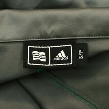 adidas GOLF アディダス ゴルフ 通年 3本ライン★ 切替 ジャージ トラック ジャケット ブルゾン Sz.S/P　メンズ グレー　A3T10588_9#O_画像6