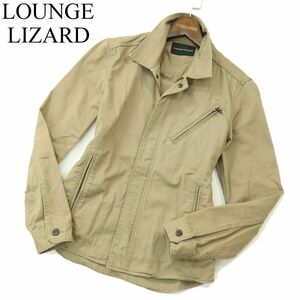 LOUNGE LIZARD ラウンジリザード 通年 スリム★ コットン ジャケット Sz.1　メンズ 日本製　A3T10592_9#O