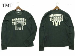 TMT ティーエムティー ビッグホリデー CHARIOTS OF THE GODS TMT ロゴ★ 長袖 カットソー ロンTシャツ Sz.L　メンズ 日本製　A3T10195_9#F