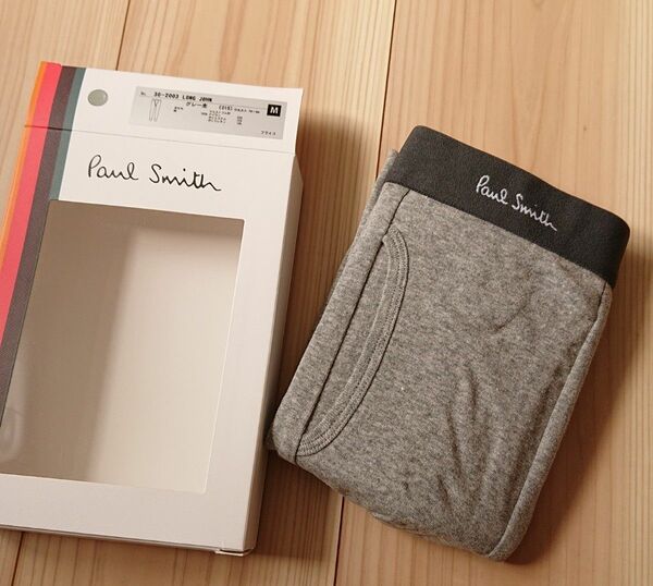 【新品未使用】　Paul Smith　ポールスミス UNDER WEAR Mサイズ グレー ももひき