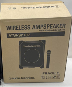 Audio Technica wireless system amplifier speaker ATW-SP707a beautiful goods 