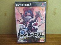 KMG3178★PS2ソフト .hack//G.U .VOL.1 再誕 ケース説明書はがき付き 起動確認済み 研磨・クリーニング済み プレイステーション2_画像1