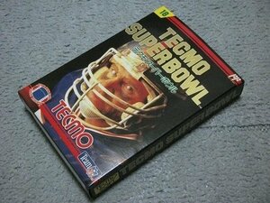 [定価\7,800円][TECMO][FC] テクモ スーパーボウル (箱説＆チーム一覧表付き)