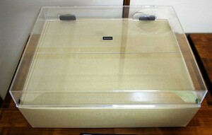 [ new goods * free shipping ]Technics SL-1200 series for clear color original dust cover ( hinge installation ending ) unused goods 1 piece over hang gauge attaching 