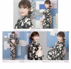 【9/11-44】乃木坂46 公式グッズ 生写真 5枚コンプ　 伊藤純奈 壁 座り 浴衣 レア 乃木坂46 2019.July-II 会場限定　真夏の全国ツアー