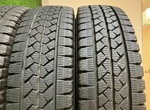 ★165R14 LT 6PR 4本Set ブリヂストン BRIDGESTONE BLIZZAK VL1 2018年製 約8.5mm程度 バリ溝 スタッドレスタイヤ 中古 ★送料無料_画像3