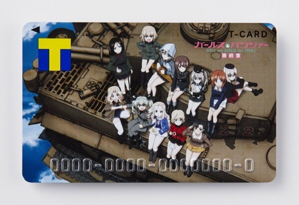 匿名配送 Tカード ガールズ&パンツァー 最終章 新品未使用 1枚 Vポイントカード