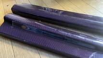 ワンオフ 特注品 「紫カーボン スカッフプレート」 マツダ RX-7 FD3S_画像2