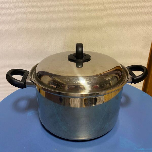 両手鍋蒸し器付き両手鍋茹で鍋煮る27cm